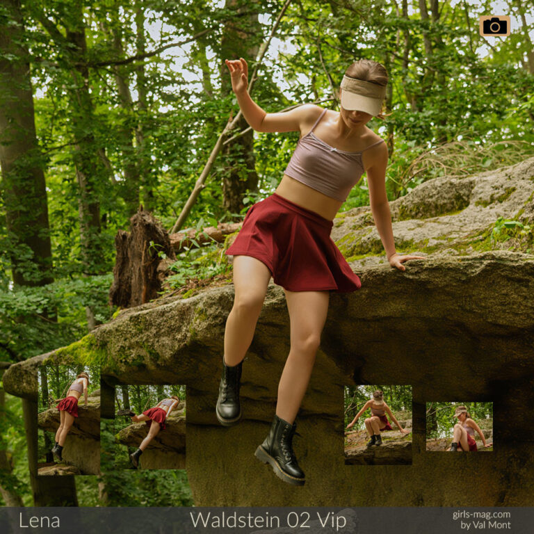 Waldstein 02 Vip Lena turnt im Waldstein Gelände herum